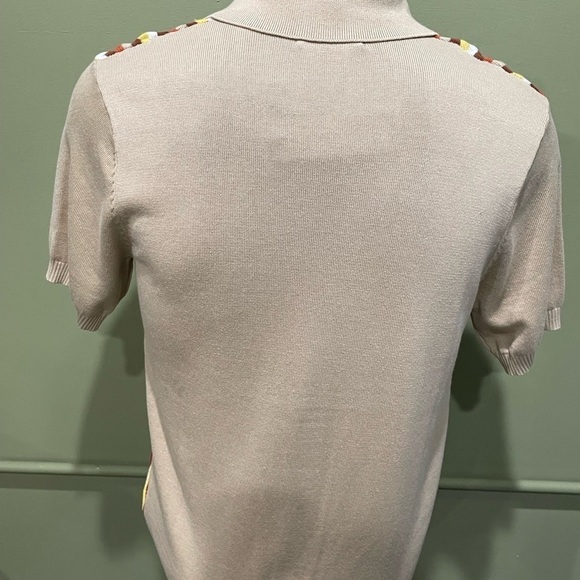 Lavane shirt button front sweater material rust regular fit - Picture 2 of 4